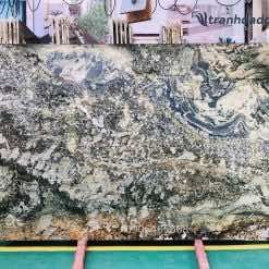 Tranh Đá Đối Xứng Granite Kamarica nguyên tấm LD G04