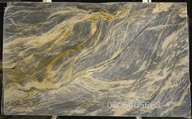 Tranh đá Granite đối xứng màu vàng nâu nguyên tấm LM G03