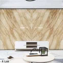 Tranh đá đối xứng marble vàng tây trang trí phòng khách số 2 S M12