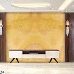 Tranh đá xuyên sáng Onyx vàng nâu trang trí phòng khách S O18
